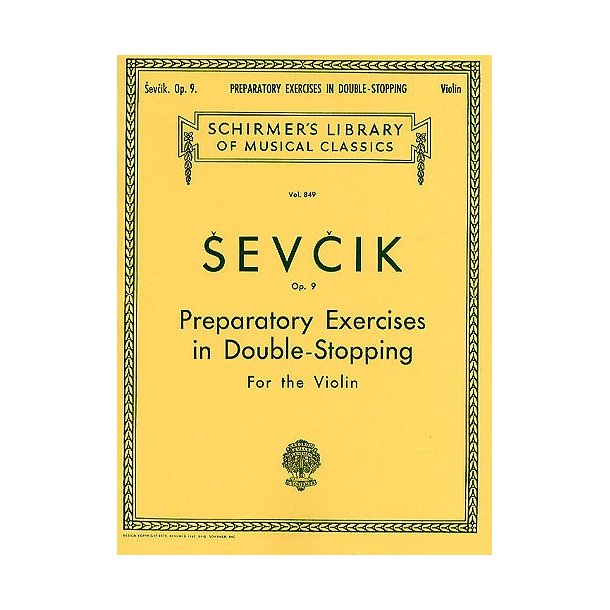 Otakar Sevcik: Preparatory Exercises In Double Stopping Op.9 (Violin)