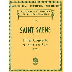 Camille Saint-Saens: Violin Concerto No.3 Op.61 (Violin/Piano)