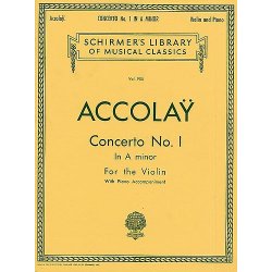 Jean Batiste Accolay: Concerto No. 1 In A Minor