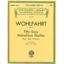 Franz Wohlfahrt: Fifty Easy Melodious Studies For Solo Violin Op.74 Book 1