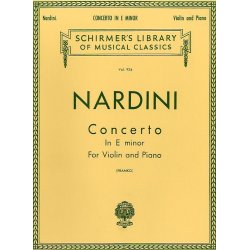 Pietro Nardini: Violin Concerto In E Minor (Violin/Piano)