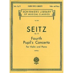 Friedrich Seitz: Pupil's Violin Concerto No.4 In D Op.15 (Violin/Piano)