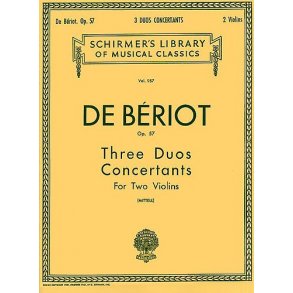 Charles-Auguste De Beriot: Three Duos Concertante For Two Violins Op.57
