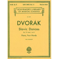 Antonin Dvorak: Slavonic Dances Op.72 Books 1 and 2 (Piano Duet)