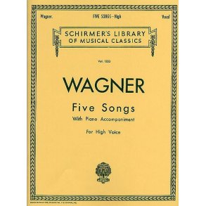 Richard Wagner: Five Songs For High Voice