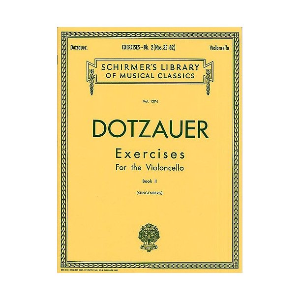 J.J.F. Dotzauer: Exercises For The Violoncello Book 2