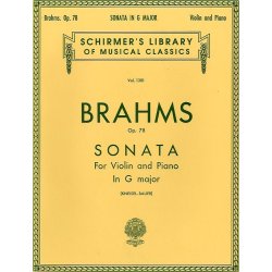 Johannes Brahms: Sonata For Violin And Piano In G Major Op.78