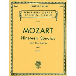 W.A. Mozart: Nineteen Sonatas For The Piano Book I (No.1-10)