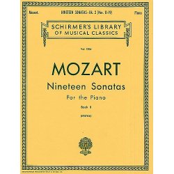 W.A. Mozart: Nineteen Sonatas For The Piano Book II