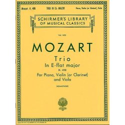 W.A.Mozart: 'Kegelstatt' Trio For Clarinet, Viola And Piano K.498 (Score/Parts)