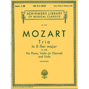 W.A.Mozart: 'Kegelstatt' Trio For Clarinet, Viola And Piano K.498 (Score/Parts)