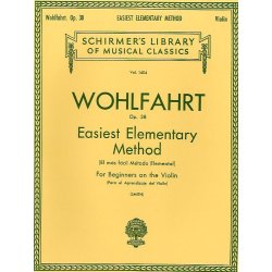Franz Wohlfahrt: Easiest Elementary Method For Beginners Op.38 (Violin)