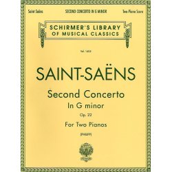 Camille Saint-Saens: Piano Concerto No.2 In G Minor Op.22 (2-Piano Score)