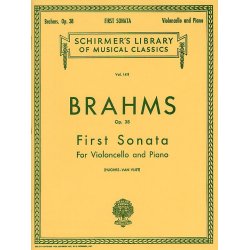 Johannes Brahms: First Sonata For Cello And Piano In E Minor Op.38