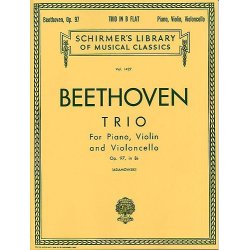 Beethoven: Piano Trio In B Flat 'Archduke' Op.97 (Score)