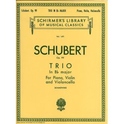 Franz Schubert: Piano Trio In B Flat Op.99 (Score/Parts)