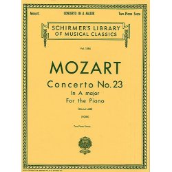 Wolfgang Amadeus Mozart: Piano Concerto No.23 In A Major (2-Piano Score)