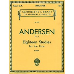 Joachim Andersen: Eighteen Studies For The Flute Op.41
