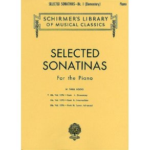 Selected Sonatinas For Piano: Book 1 Elementary