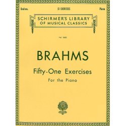 Johannes Brahms: Fifty-one Exercises For The Piano