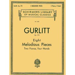 Cornelius Gurlitt: Eight Melodious Pieces Op.174 (2 Pianos)