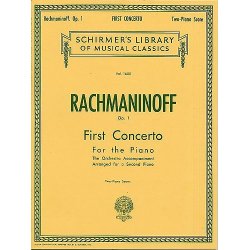 Sergei Rachmaninov: Piano Concerto No. 1 In F Sharp Minor Op.1 (2 Piano Score)