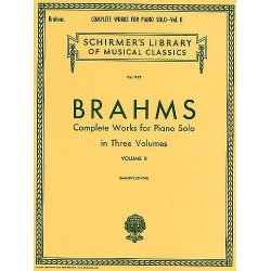 Johannes Brahms: Complete Works For Piano Solo Volume 2