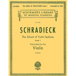 Henry Schradieck: School Of Violin Technics Book One (Viola)