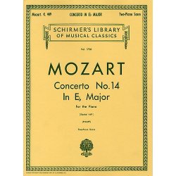 W.A. Mozart: Piano Concerto No.14 In E Flat K.449 (2 Piano Score)