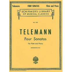 G.P. Telemann: Four Sonatas For Flute And Piano