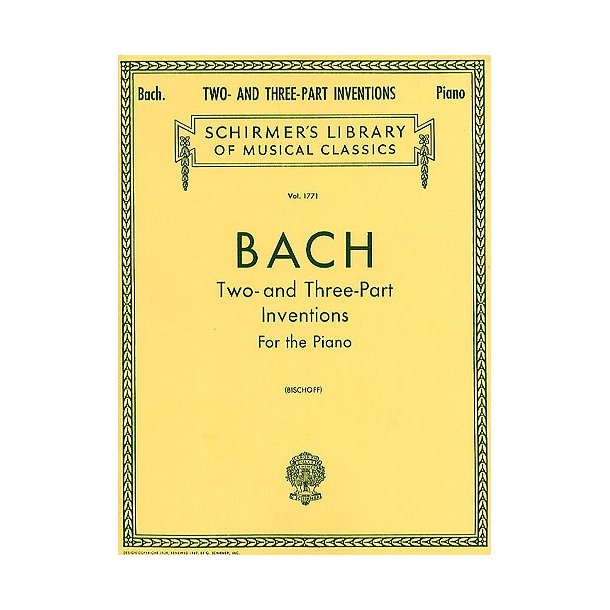 J.S. Bach: Two And Three-Part Inventions (Bischoff)