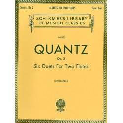 Johann Quantz: Six Duets For Two Flutes Op.2