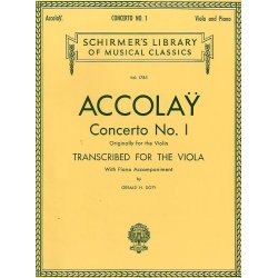 Jean Baptiste Accolay: Concerto No. 1 (Viola And Piano)