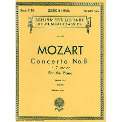 W.A. Mozart: Piano Concerto No.8 In C K.246 (2 Piano Score)