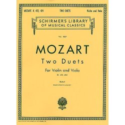 W.A. Mozart: Two Duets For Violin And Viola K.423/424