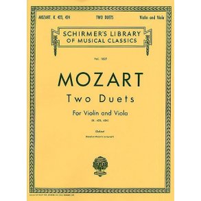 W.A. Mozart: Two Duets For Violin And Viola K.423/424