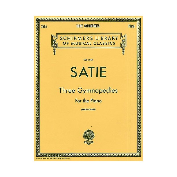 Erik Satie: Three Gymnopedies For The Piano