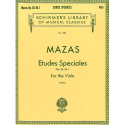 Jacques F. Mazas: Etudes Speciales Op.36 Book 1 (Viola)
