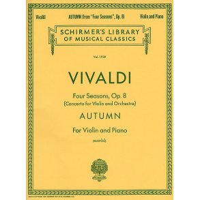 Antonio Vivaldi: Autumn From 'Four Seasons' Op.8 (Violin/Piano)