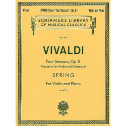 Antonio Vivaldi: Spring From 'Four Seasons' Op.8 (Violin/Piano)