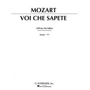 W.A. Mozart: Voi Che Sapete (The Marriage of Figaro) - High Voice