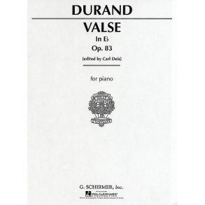 Marie-Auguste Durand: Valse In E Flat Op.83