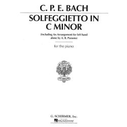 C.P.E. Bach: Solfeggietto In C Minor (Two Versions)