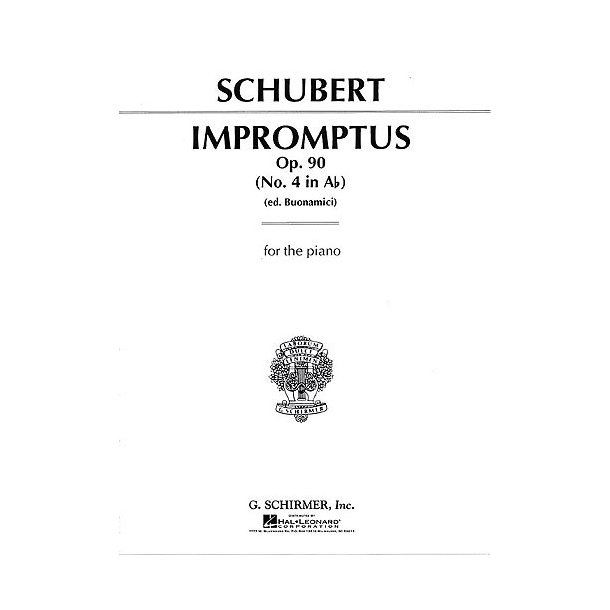 Franz Schubert: Impromptu In A Flat Op.90 No.4