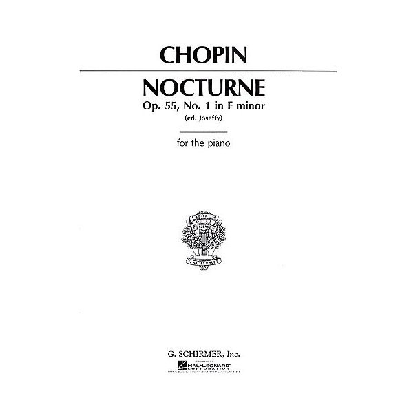 Frederic Chopin: Nocturne In F Minor Op.55 No.1