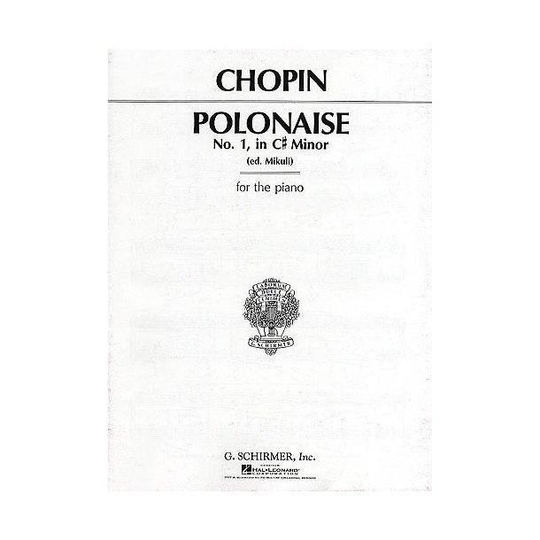 Frederic Chopin: Polonaise In C Sharp Minor Op.26 No.1