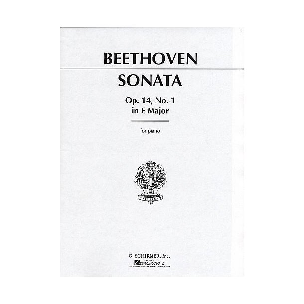 Beethoven: Piano Sonata In E Major Op.14 No.1