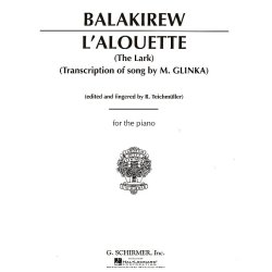 Mily Alexeyevich Balakirev: L'Alouette (The Lark)