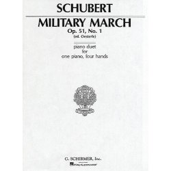 Franz Schubert: Military March Op.51 No. 1 (Piano Duet)