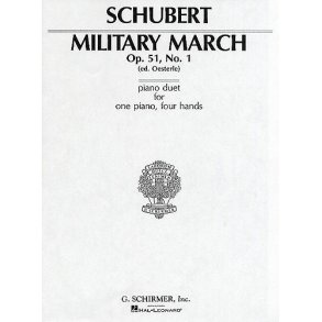 Franz Schubert: Military March Op.51 No. 1 (Piano Duet)